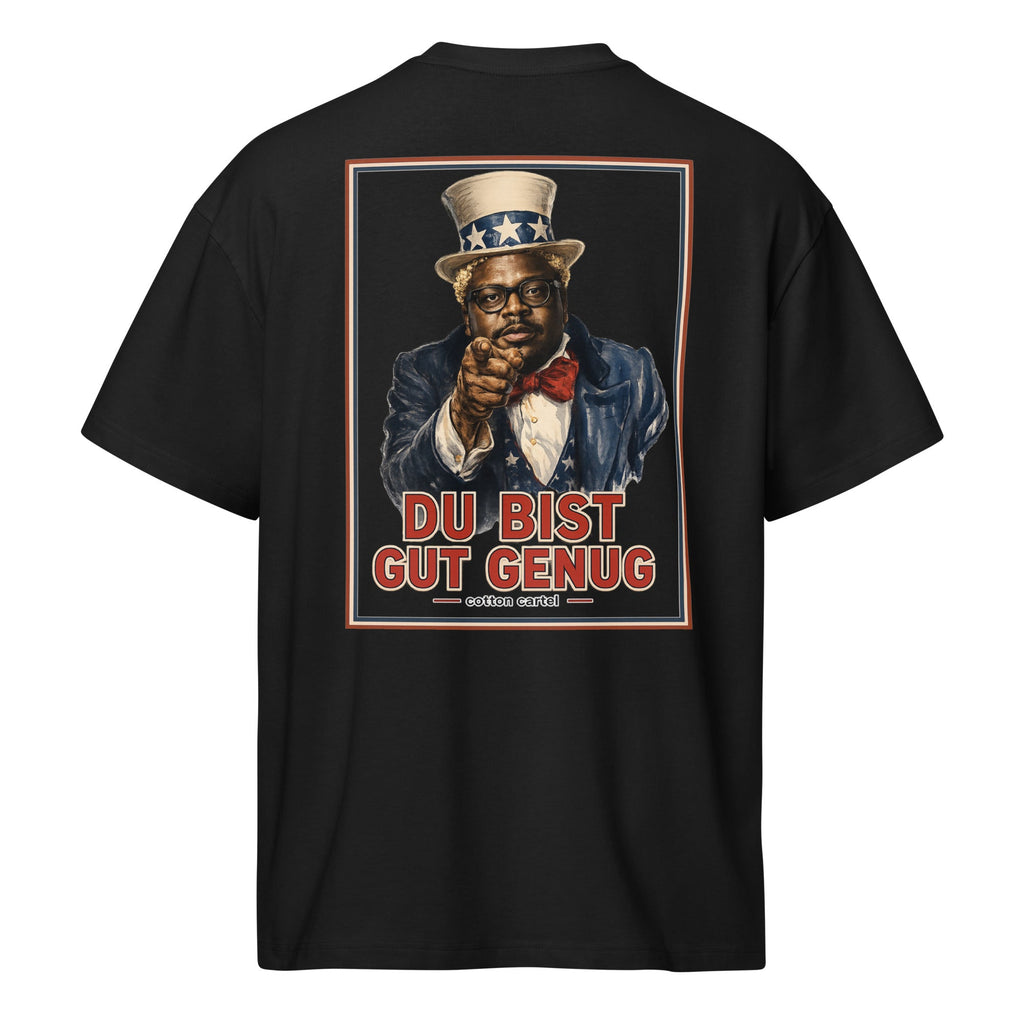 Du Bist Gut Genug Oversized Box Tee - cotton cartel