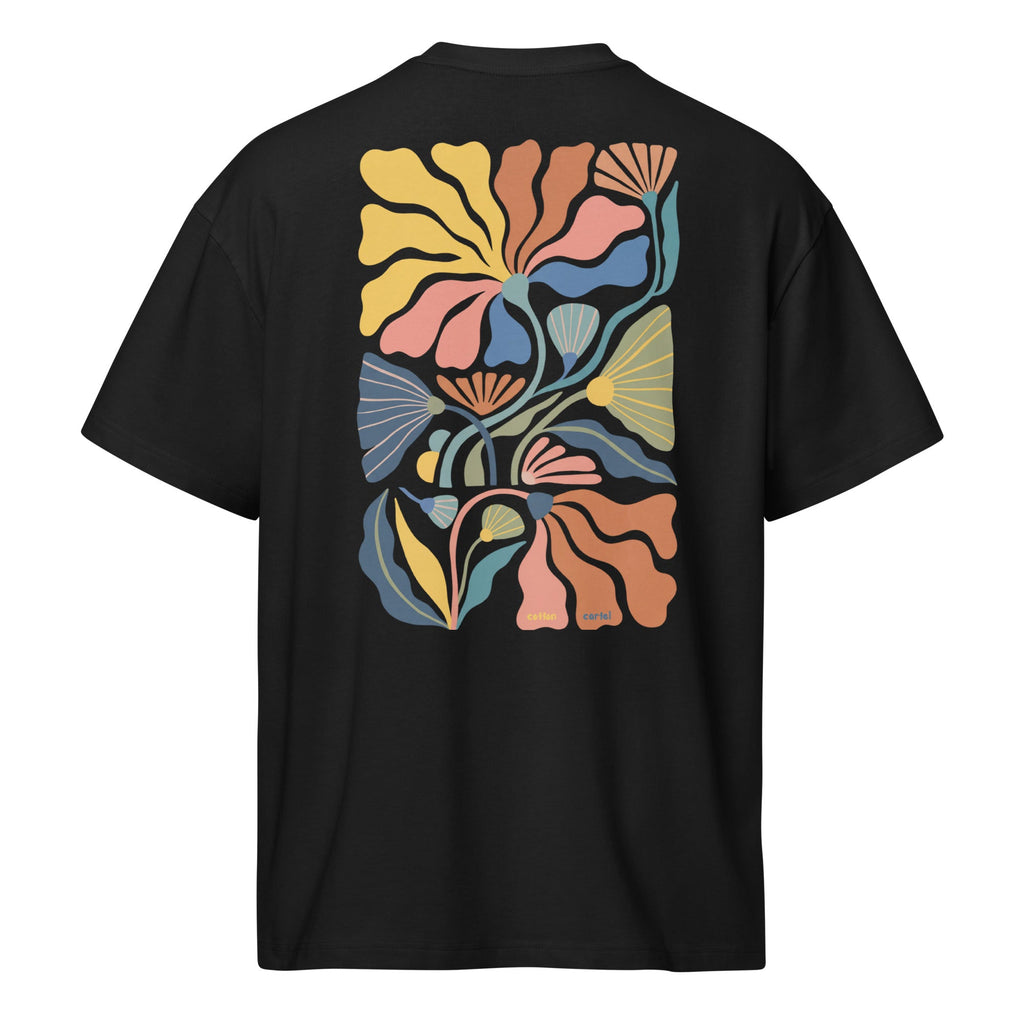 Funky Flora Oversized Box Tee - cotton cartel