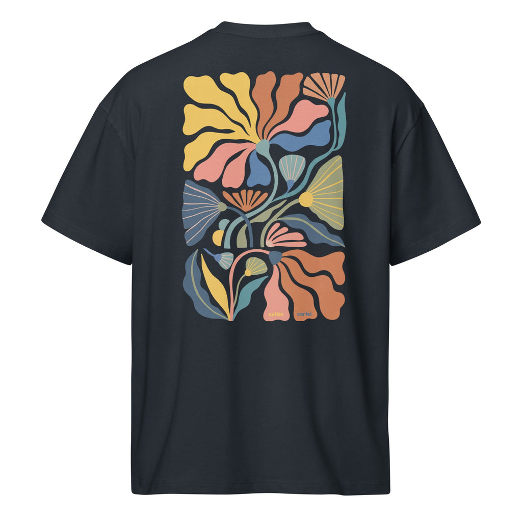 Funky Flora Oversized Box Tee - cotton cartel