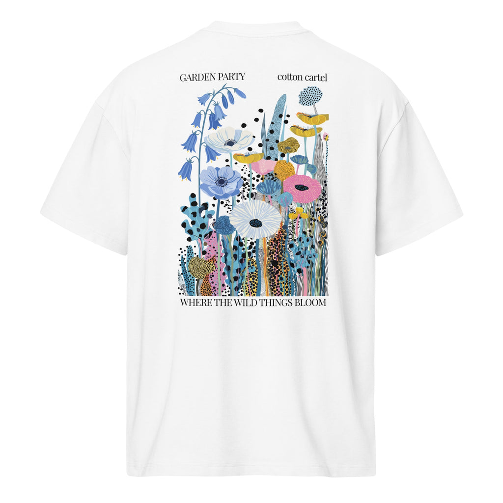 Garden Party Oversized Box Tee - cotton cartel
