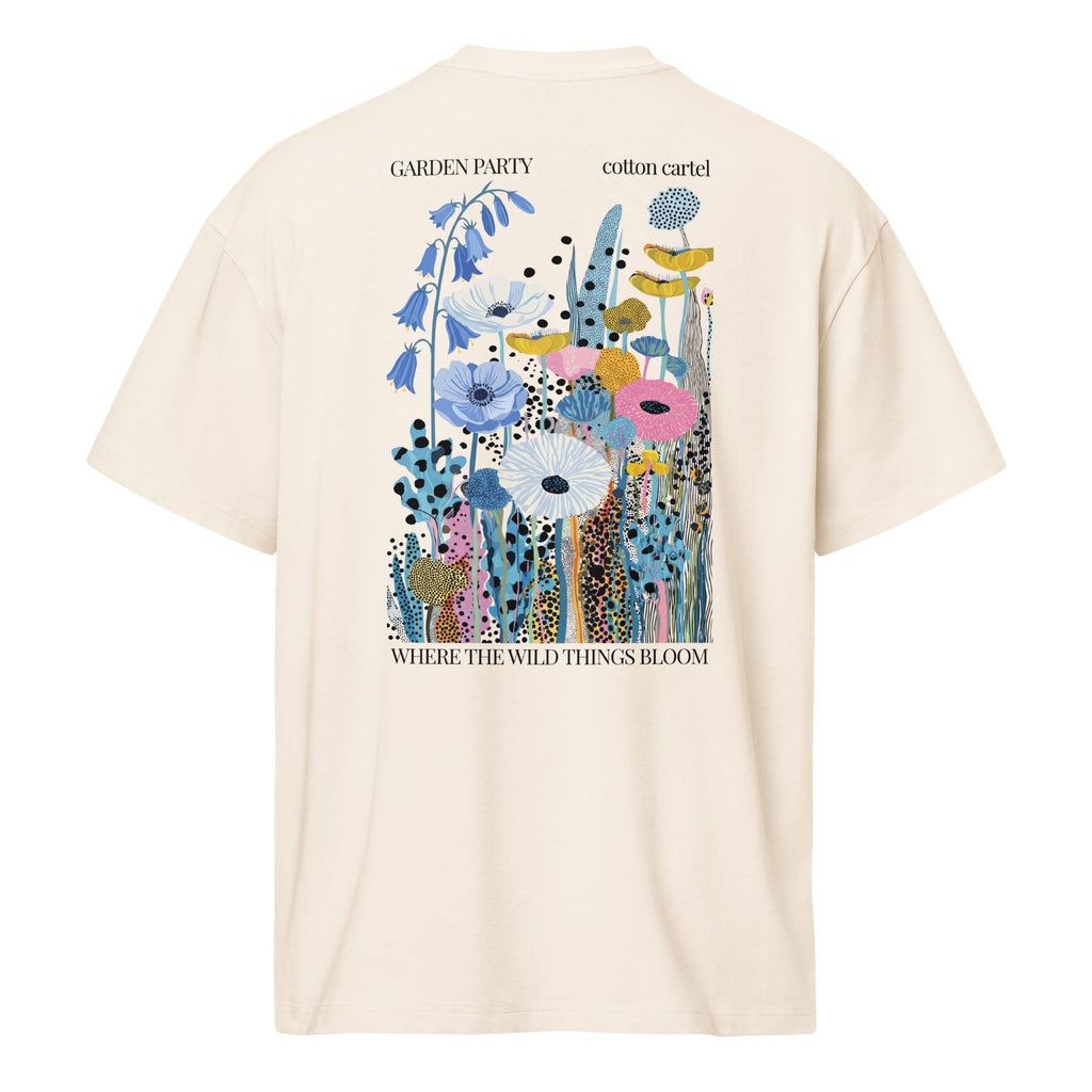 Garden Party Oversized Box Tee - cotton cartel