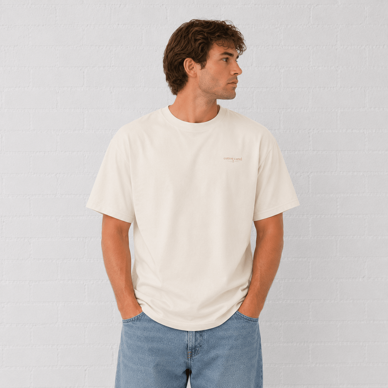 Golden Coast Oversized Box Tee - cotton cartel