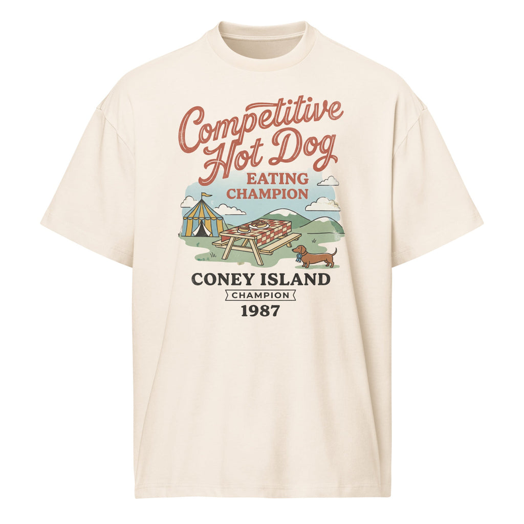 Hot Dog Oversized Box Tee - cotton cartel