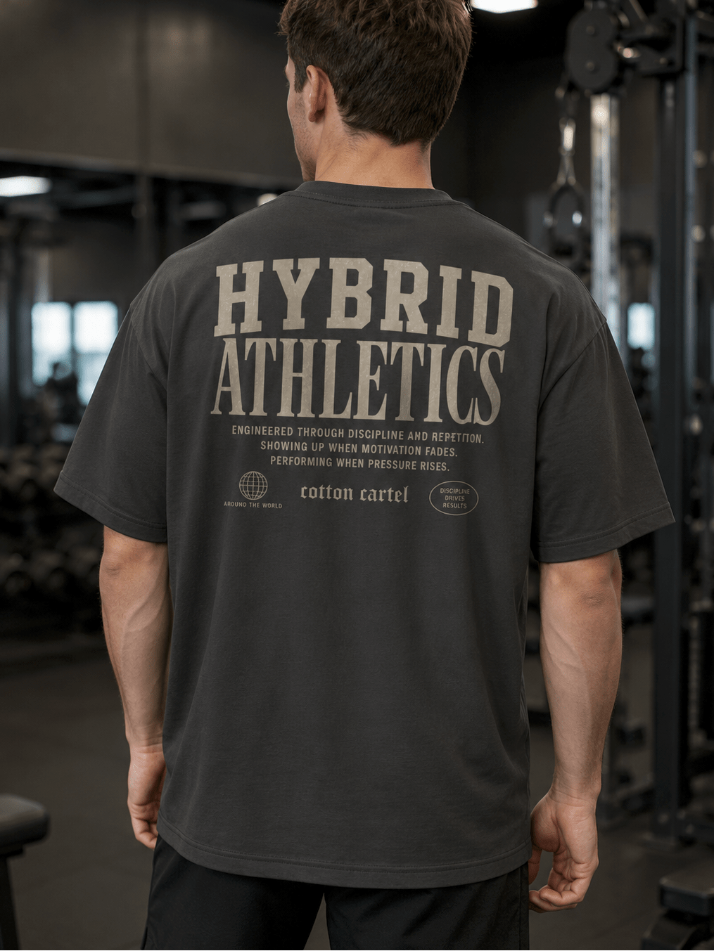 Hybrid Athletics Oversized Box Tee - cotton cartel