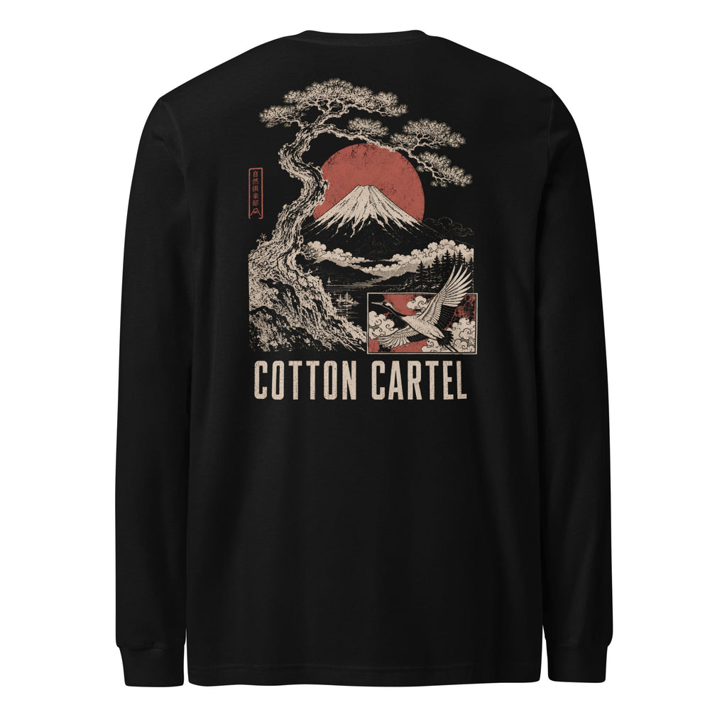 Land of the Rising Crane Lightweight Long Sleeve - cotton cartel