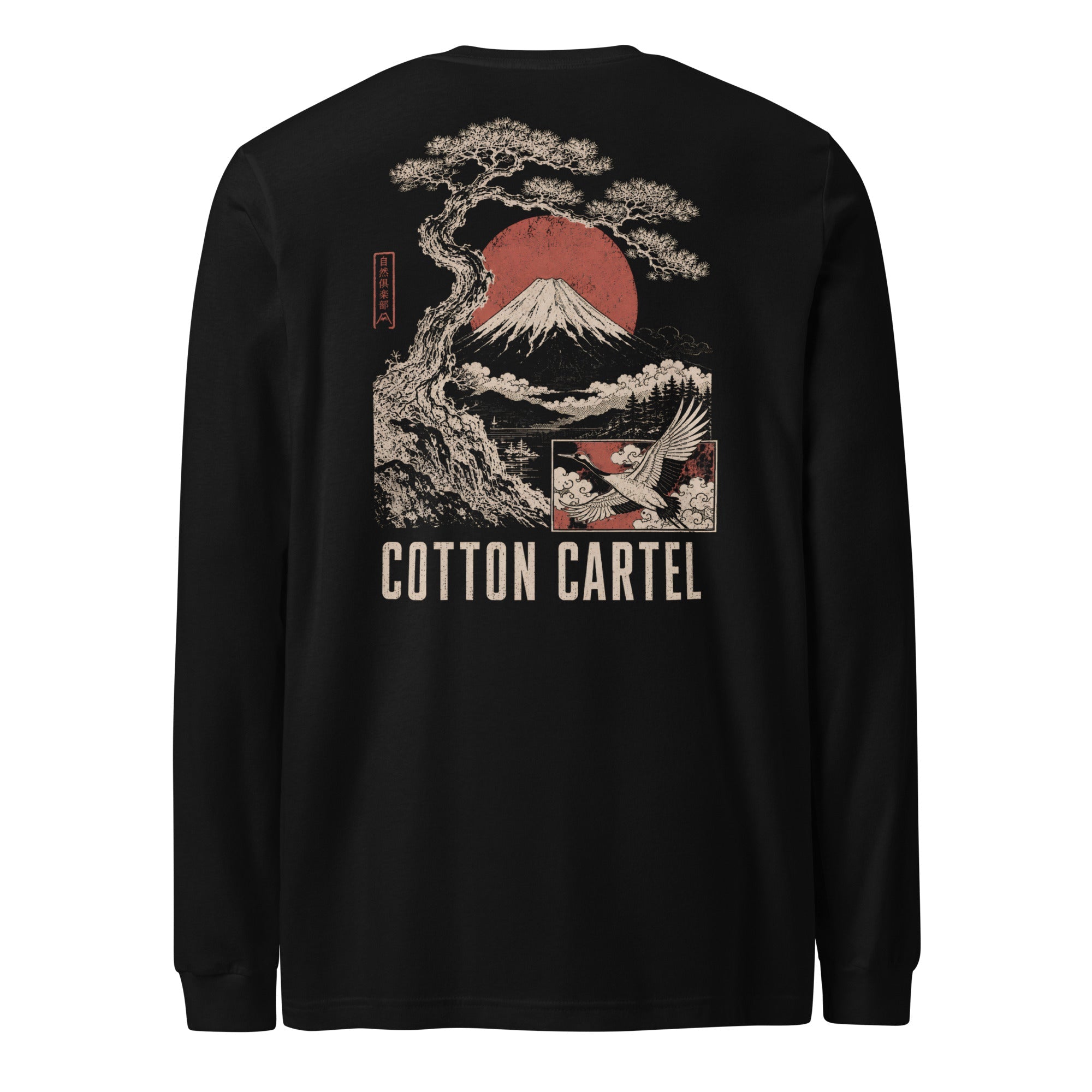 Land of the Rising Crane Lightweight Long Sleeve - cotton cartel