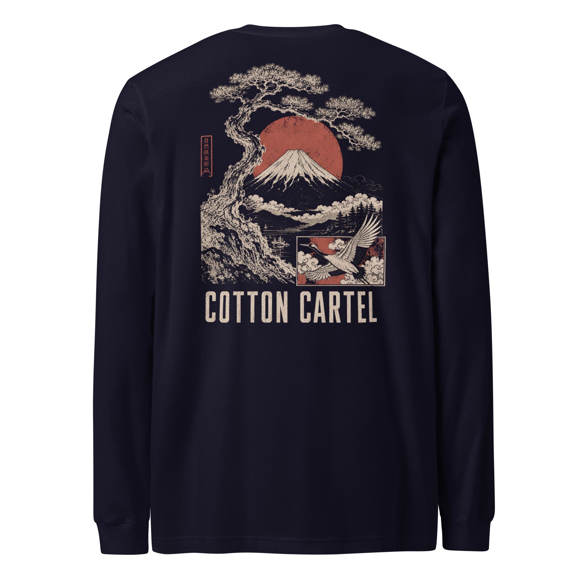 Land of the Rising Crane Lightweight Long Sleeve - cotton cartel