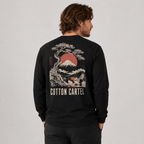 Land of the Rising Crane Lightweight Long Sleeve - cotton cartel