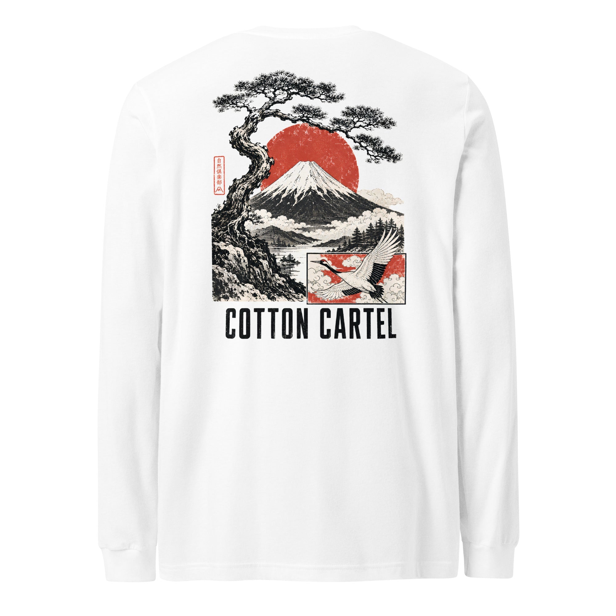 Land of the Rising Crane Lightweight Long Sleeve - cotton cartel