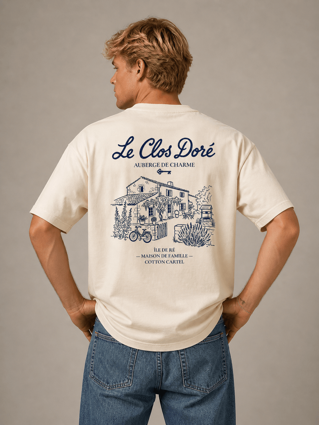 Le Clos Doré Oversized Box Tee - cotton cartel