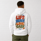Lift Heavy, Live Easy Hoodie - cotton cartel