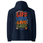 Lift Heavy, Live Easy Hoodie - cotton cartel