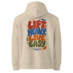 Lift Heavy, Live Easy Hoodie - cotton cartel
