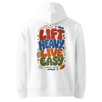 Lift Heavy, Live Easy Hoodie - cotton cartel
