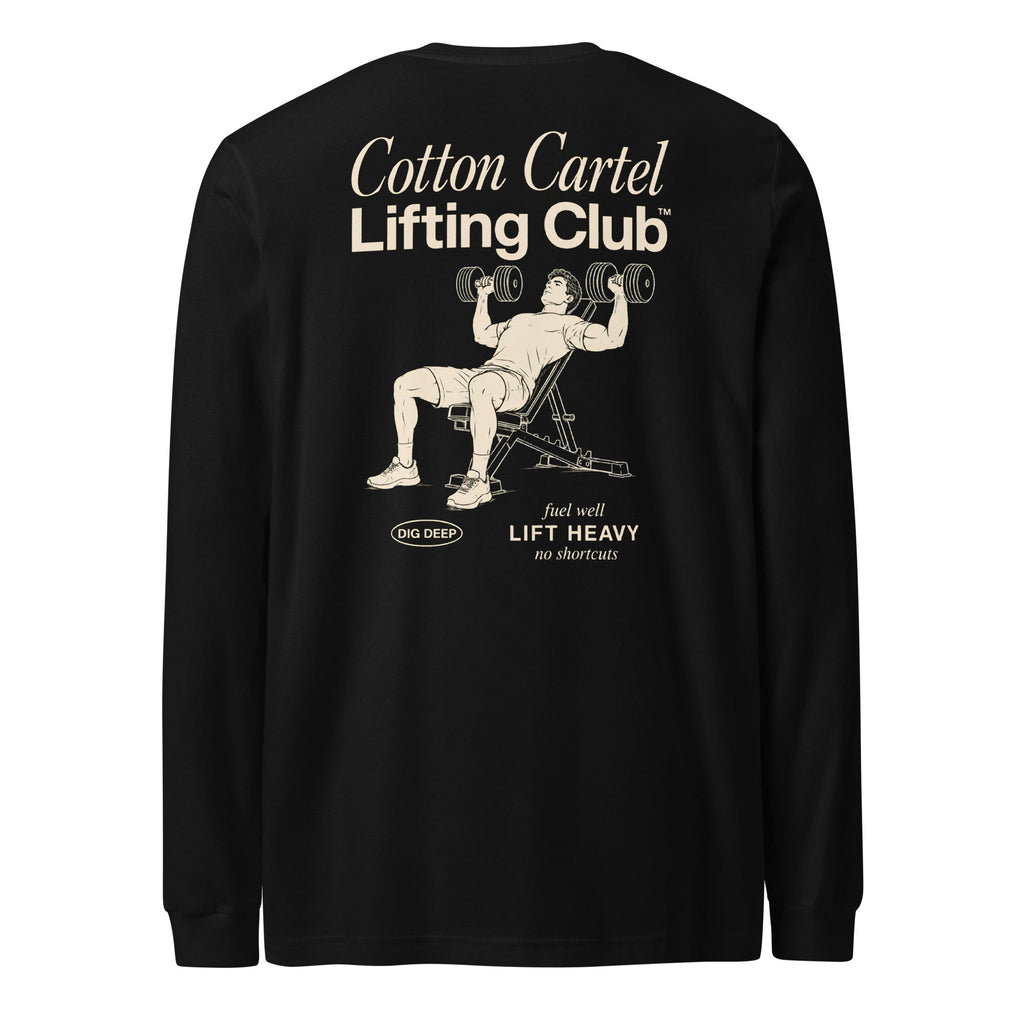 Lifting Club Lightweight Long Sleeve - cotton cartel