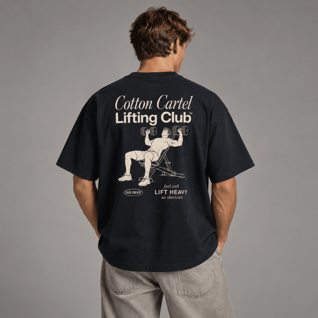 Lifting Club Oversized Box Tee - cotton cartel
