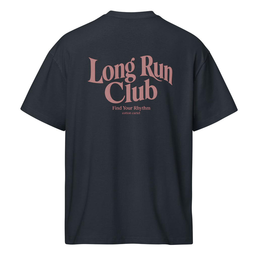 Long Run Club Oversized Box Tee - cotton cartel