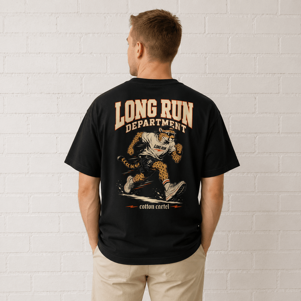 Long Run Department Oversized Box Tee - cotton cartel
