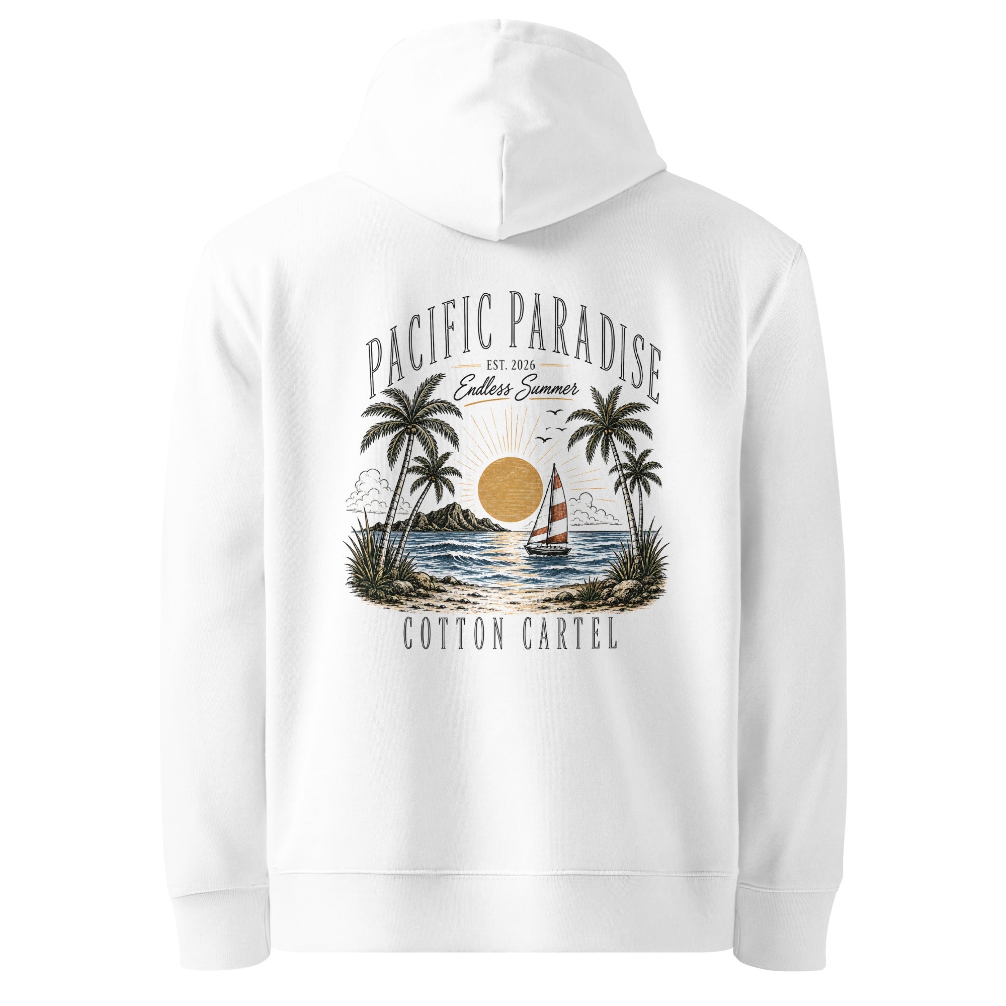 Pacific Paradise Hoodie - cotton cartel