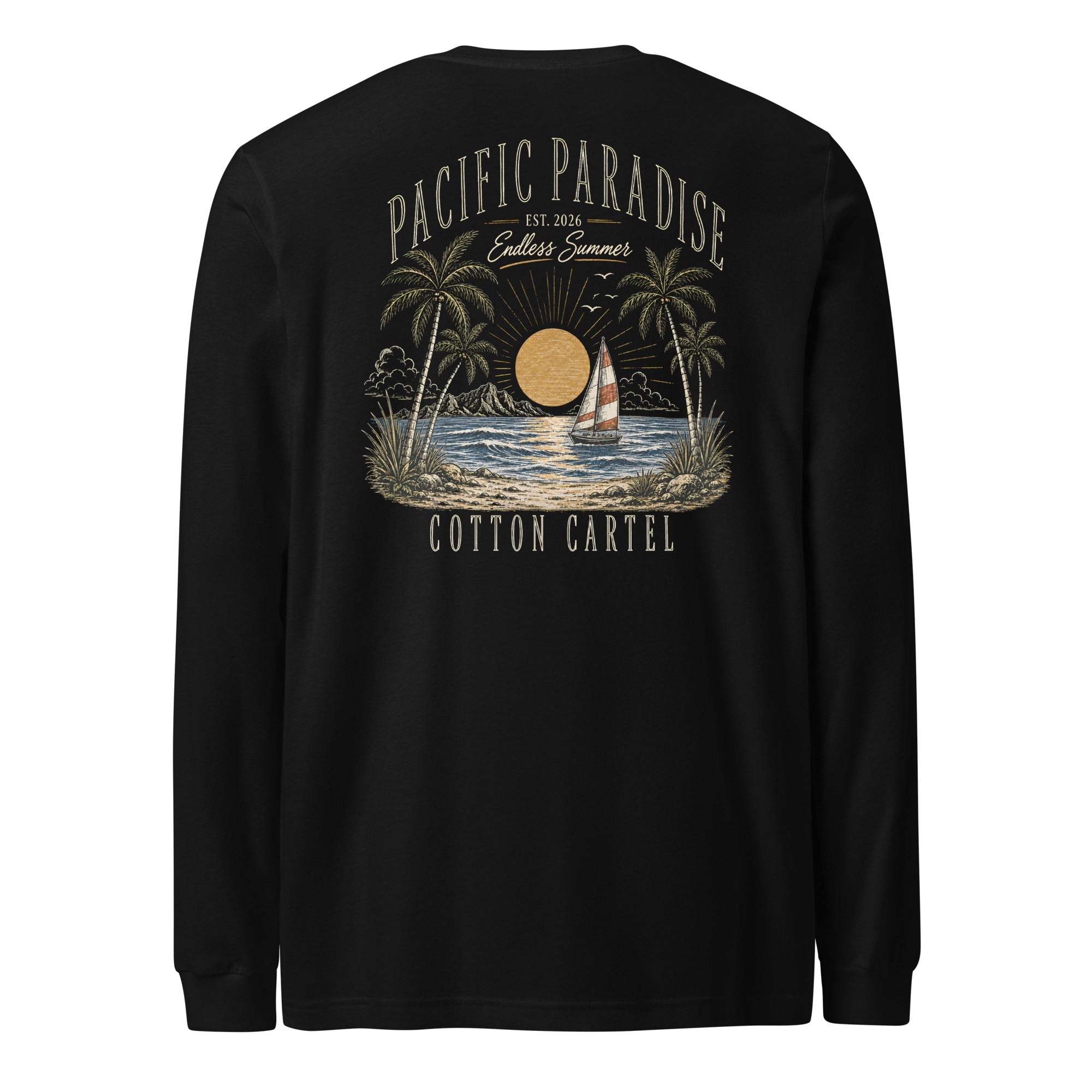 Pacific Paradise Lightweight Long Sleeve - cotton cartel