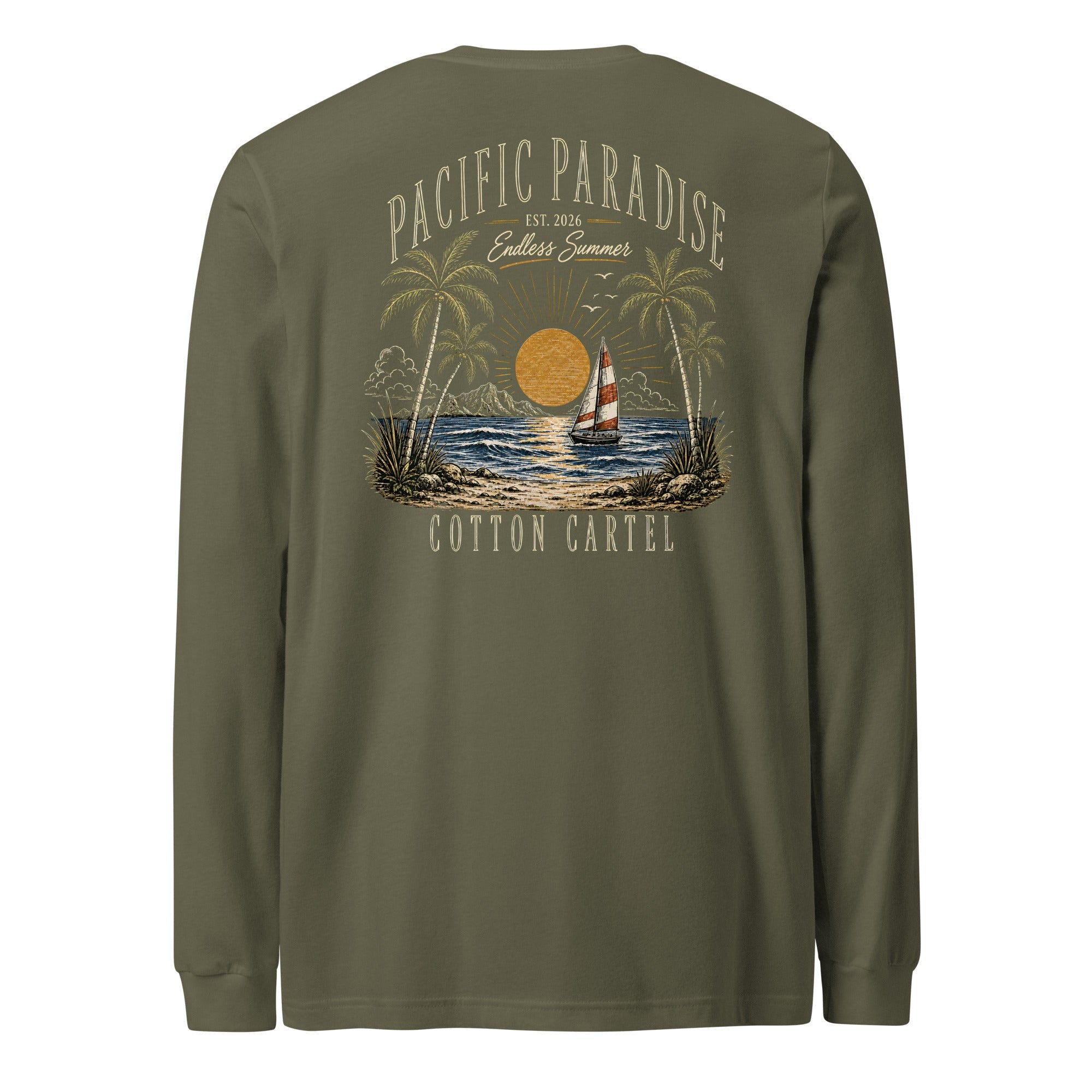 Pacific Paradise Lightweight Long Sleeve - cotton cartel