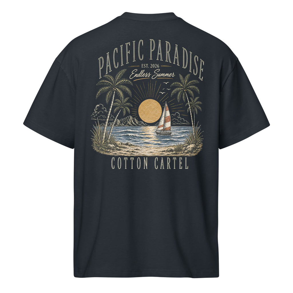 Pacific Paradise Oversized Box Tee - cotton cartel