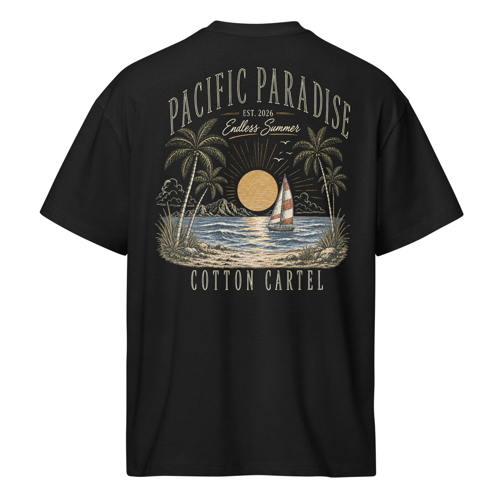 Pacific Paradise Oversized Box Tee - cotton cartel