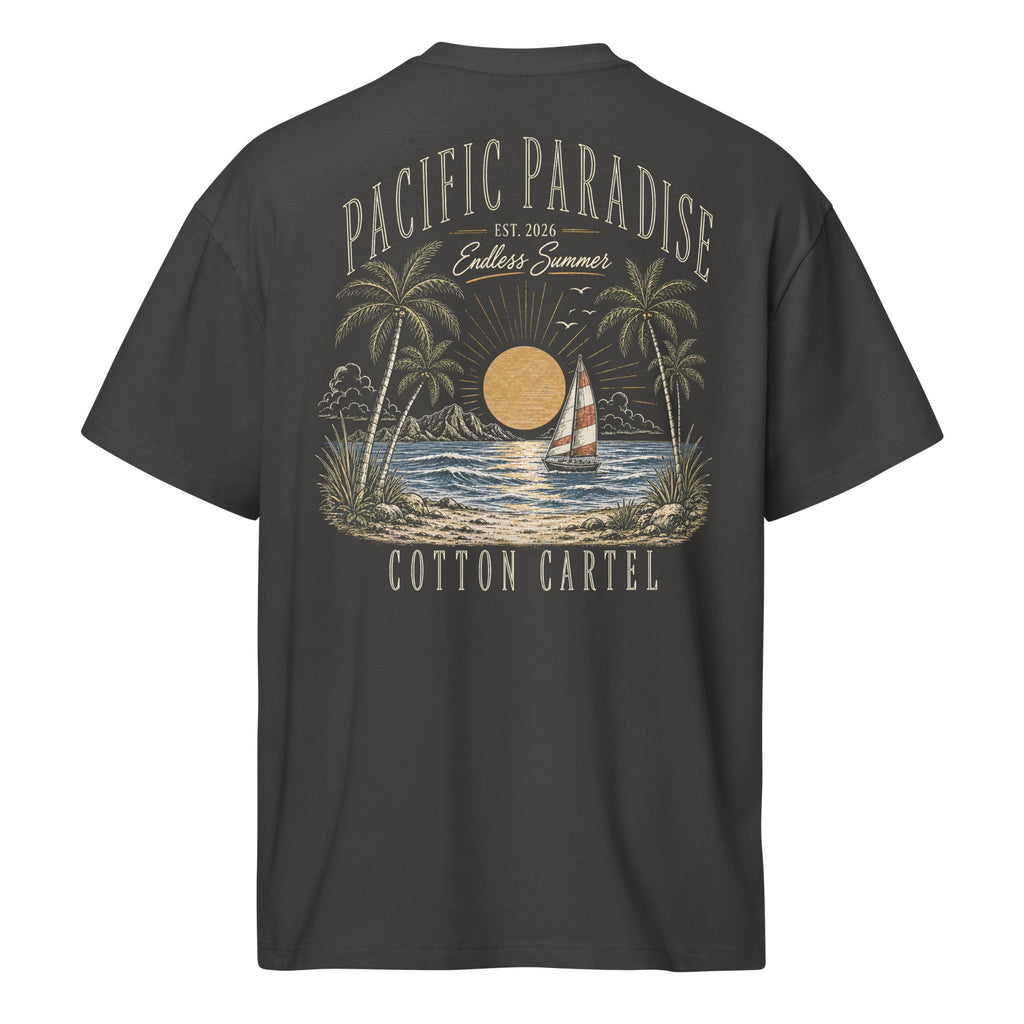Pacific Paradise Oversized Box Tee - cotton cartel