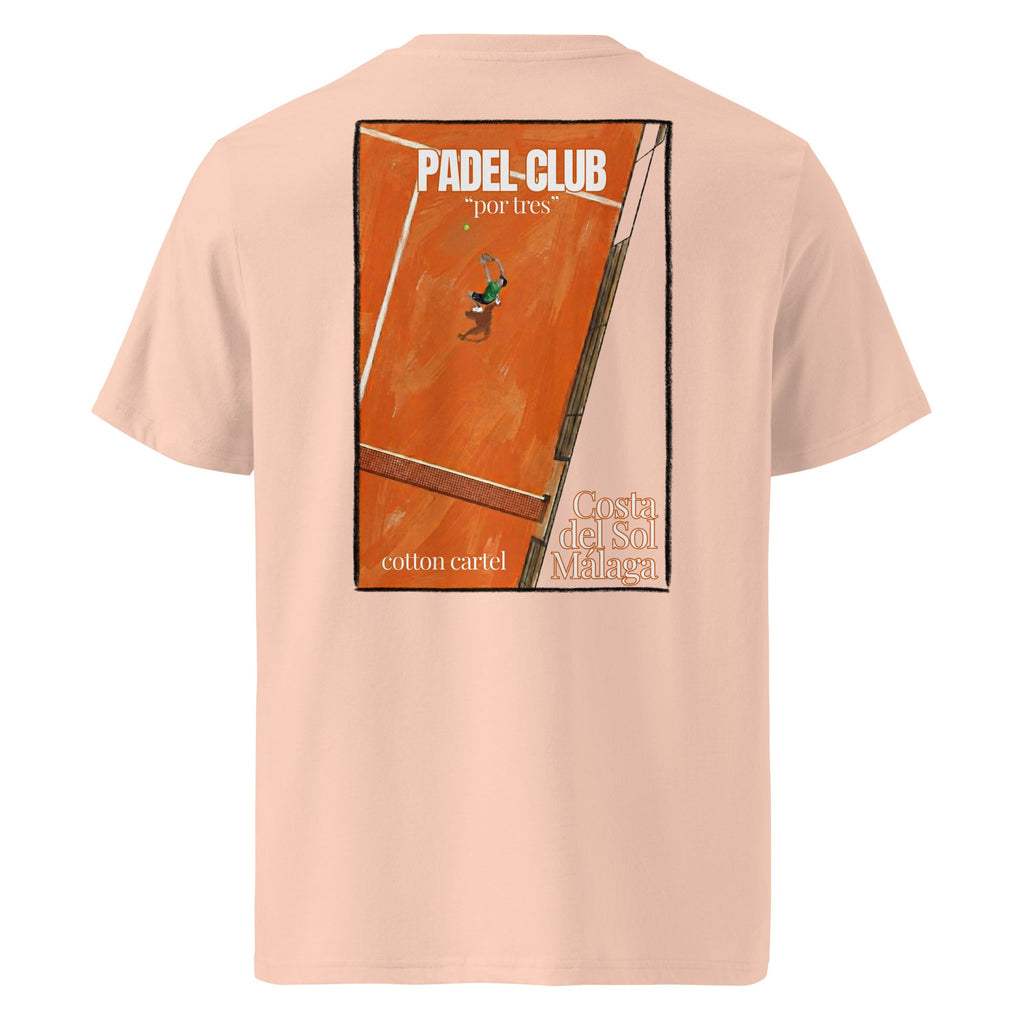 Padel Club "por tres" Classic Tee - cotton cartel