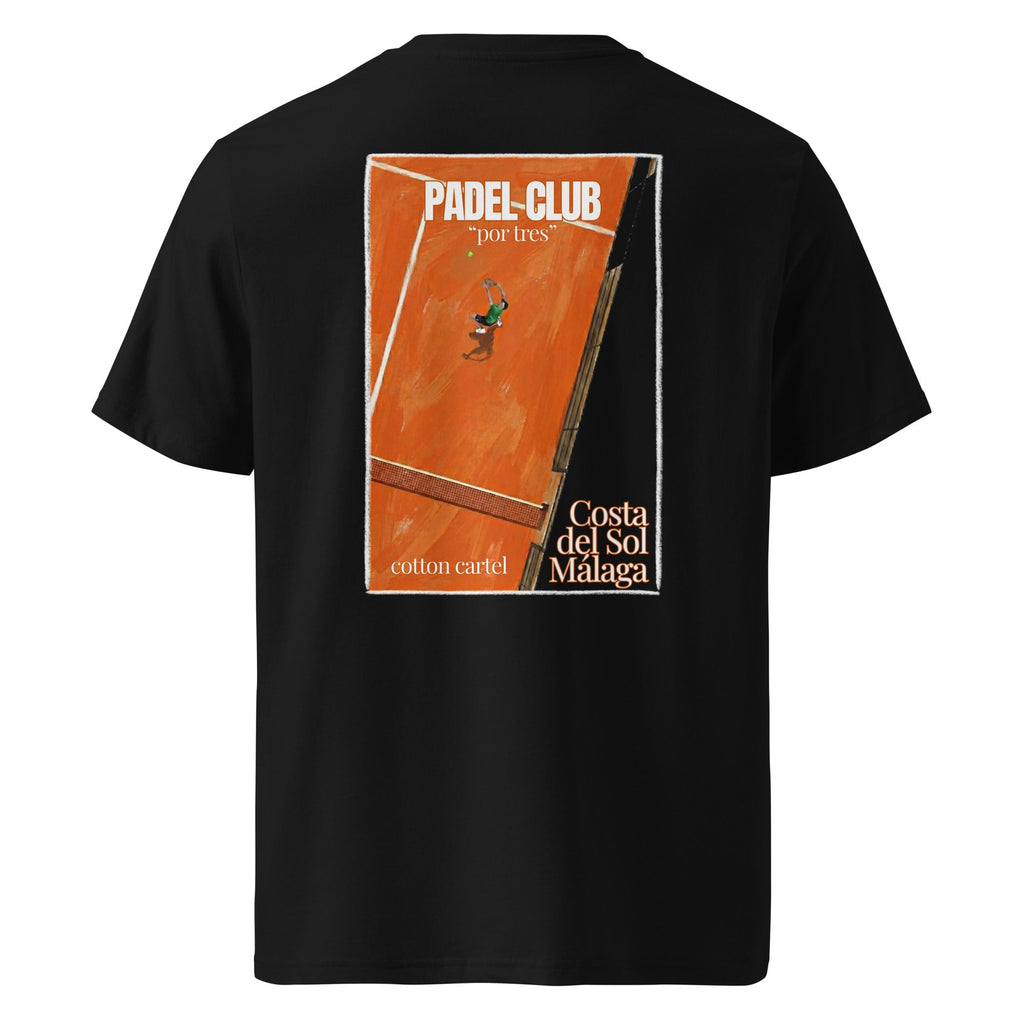 Padel Club "por tres" Classic Tee - cotton cartel