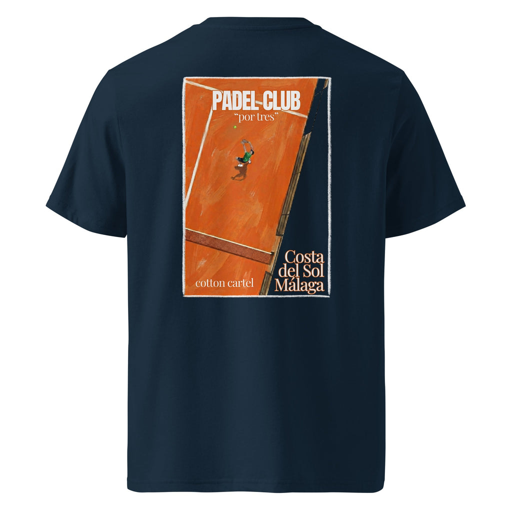 Padel Club "por tres" Classic Tee - cotton cartel