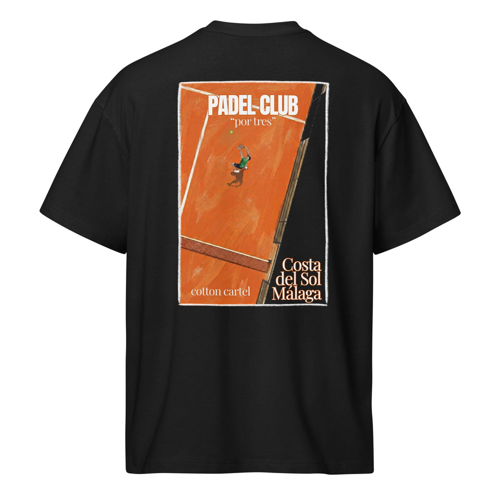 Padel Club "por tres" Oversized Box Tee - cotton cartel