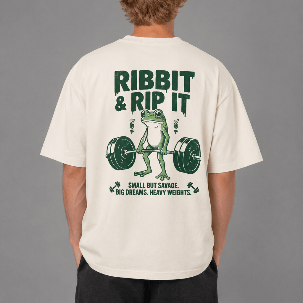 Ribbit & Rip it Oversized Box Tee - cotton cartel