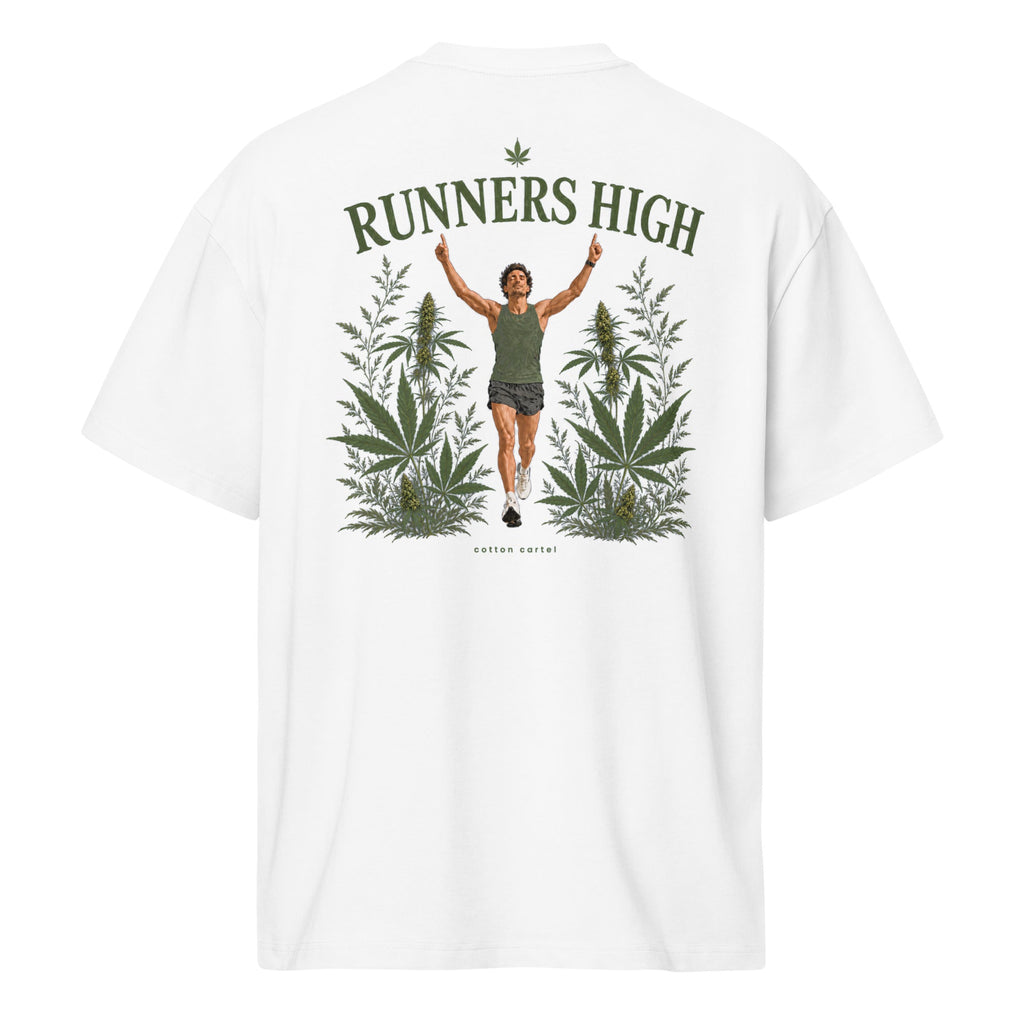 Runner's High Oversized Box Tee - cotton cartel