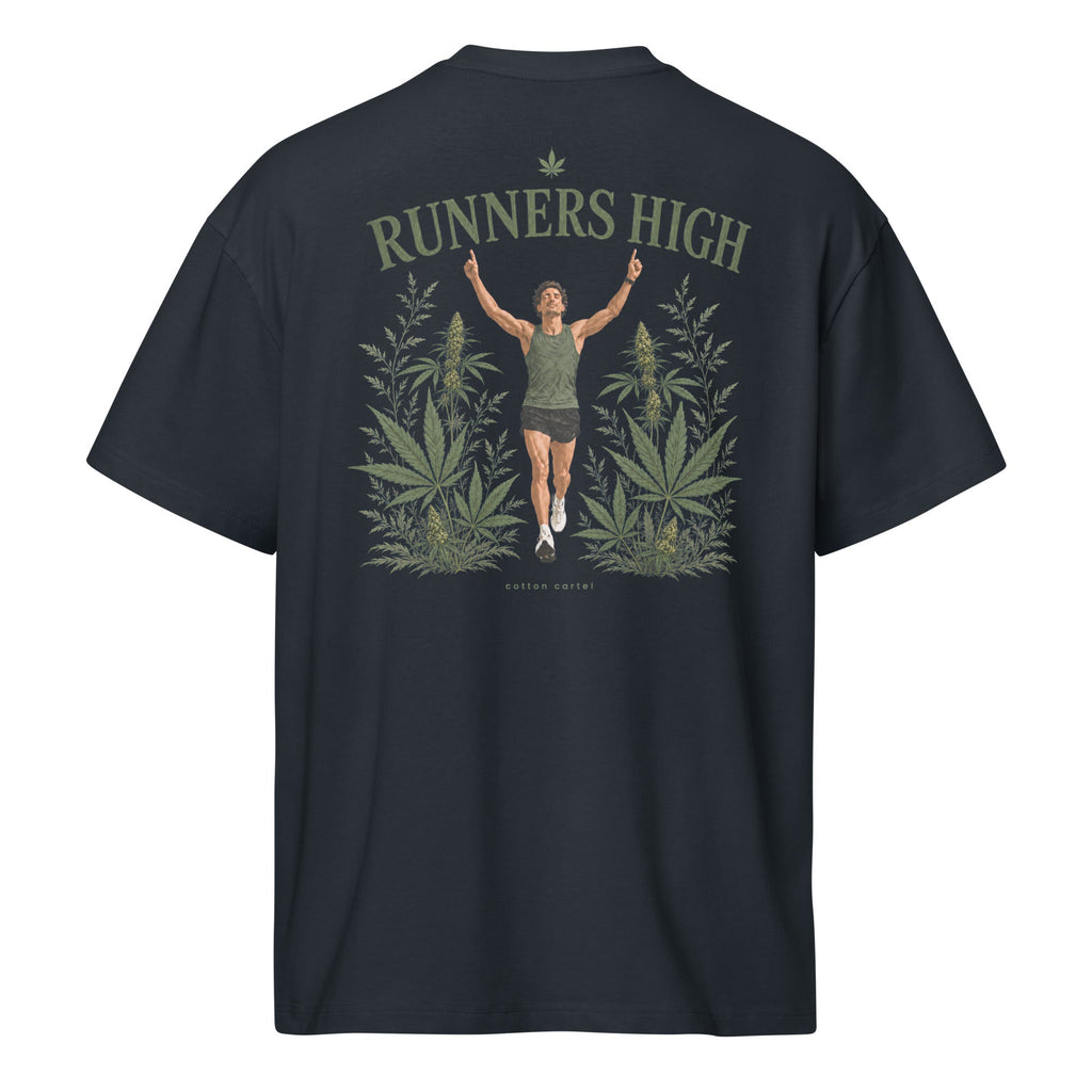 Runner's High Oversized Box Tee - cotton cartel