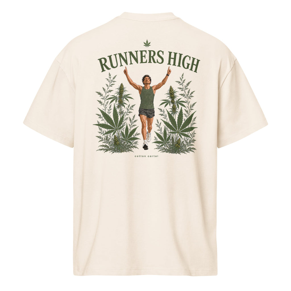 Runner's High Oversized Box Tee - cotton cartel