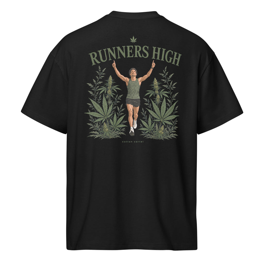 Runner's High Oversized Box Tee - cotton cartel