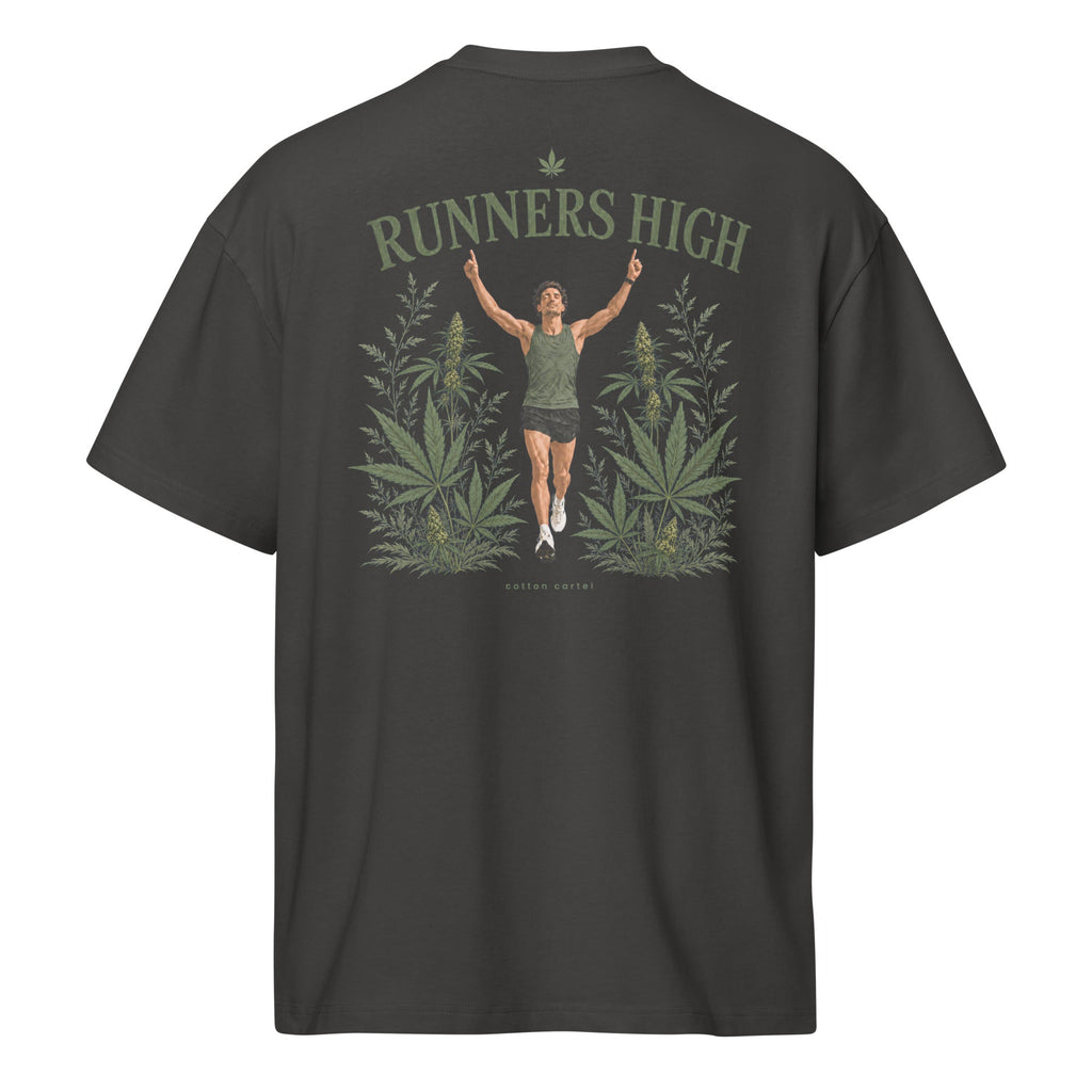 Runner's High Oversized Box Tee - cotton cartel