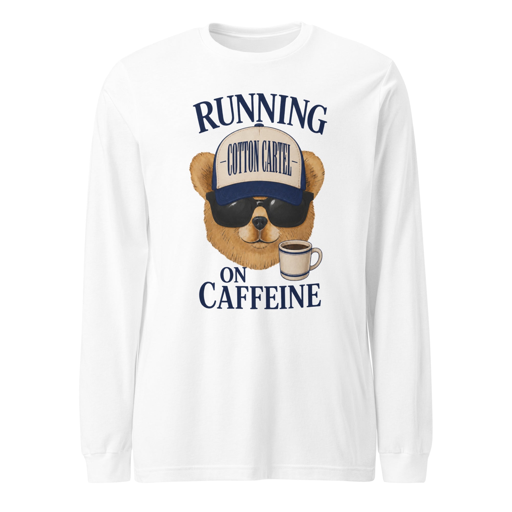 Running on Caffeine Lightweight Long Sleeve - cotton cartel