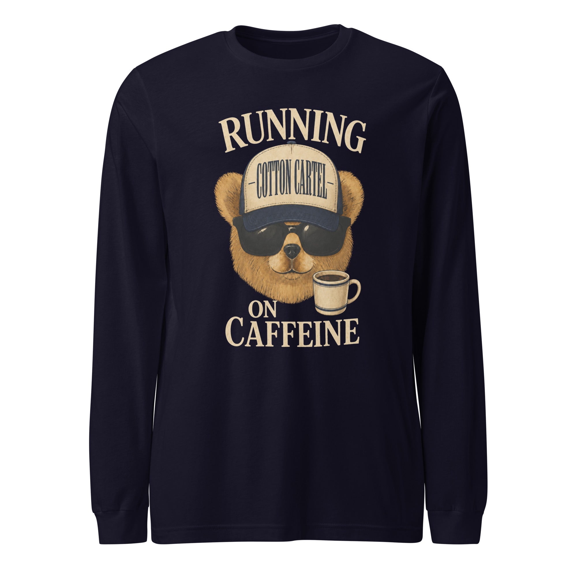 Running on Caffeine Lightweight Long Sleeve - cotton cartel