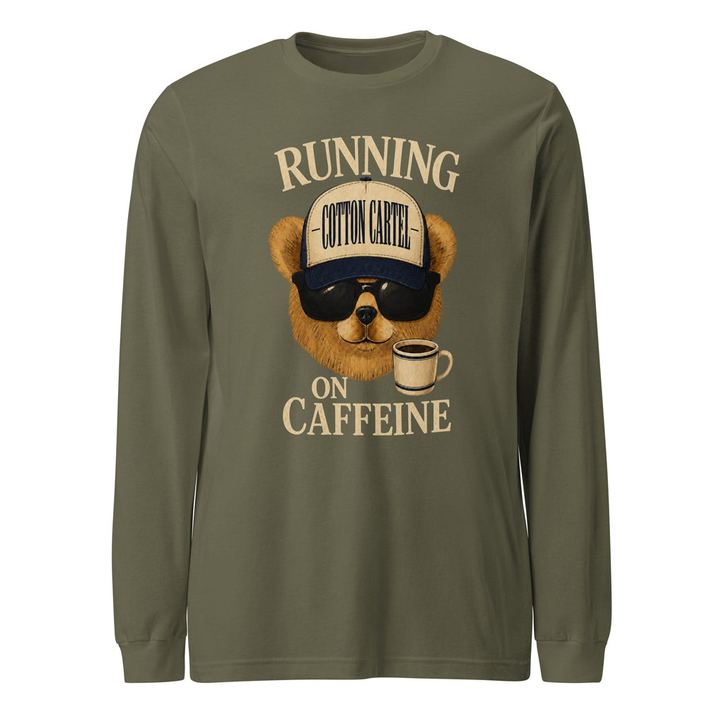 Running on Caffeine Lightweight Long Sleeve - cotton cartel
