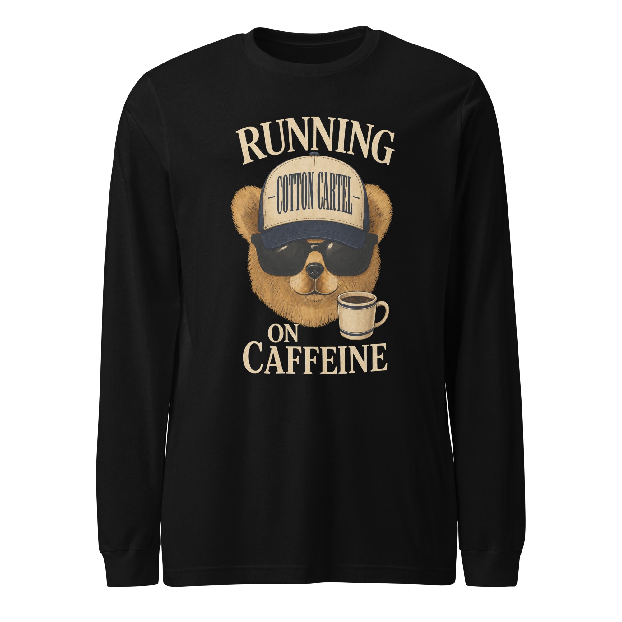 Running on Caffeine Lightweight Long Sleeve - cotton cartel