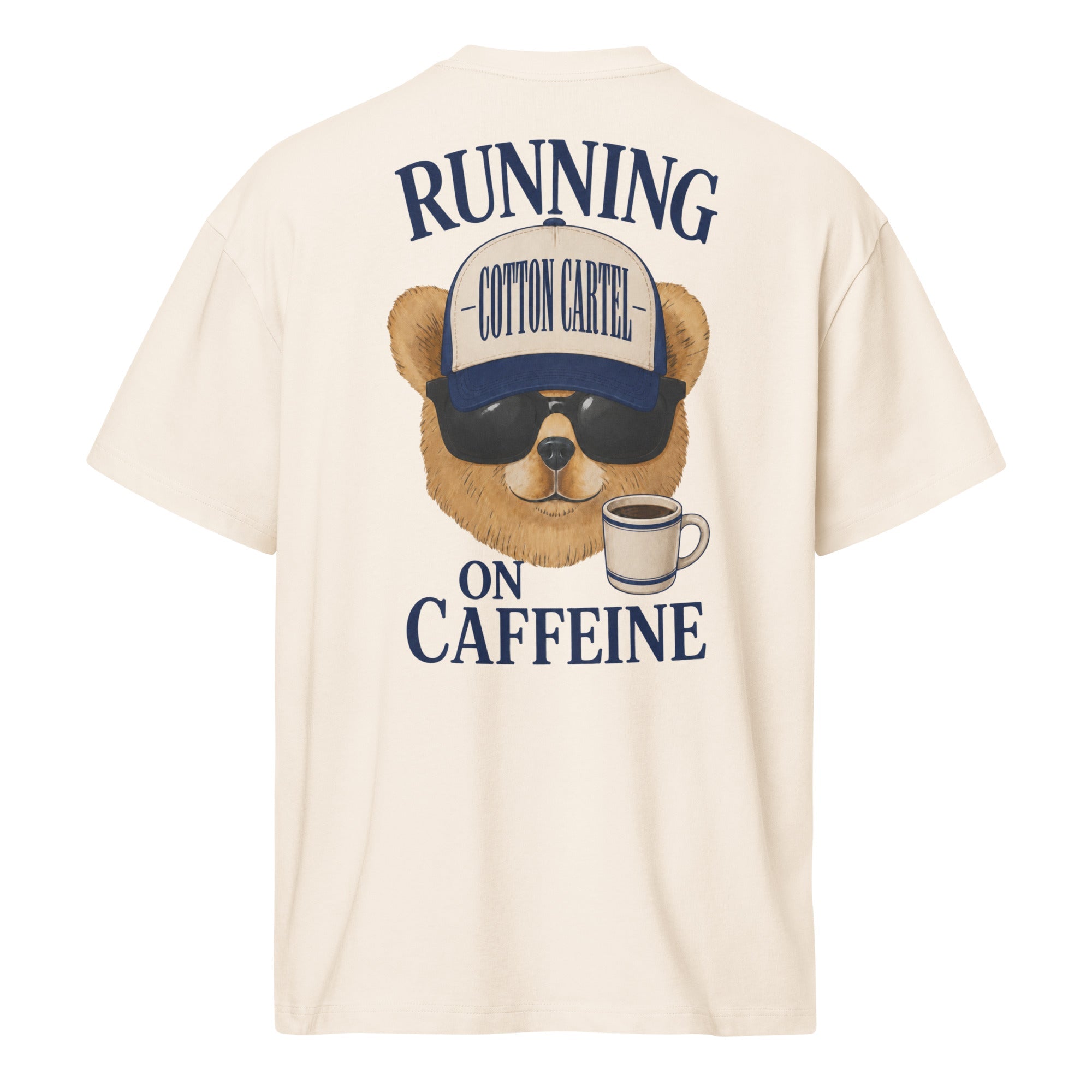 Running on Caffeine Oversized Box Tee - cotton cartel