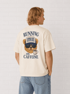 Running on Caffeine Oversized Box Tee - cotton cartel