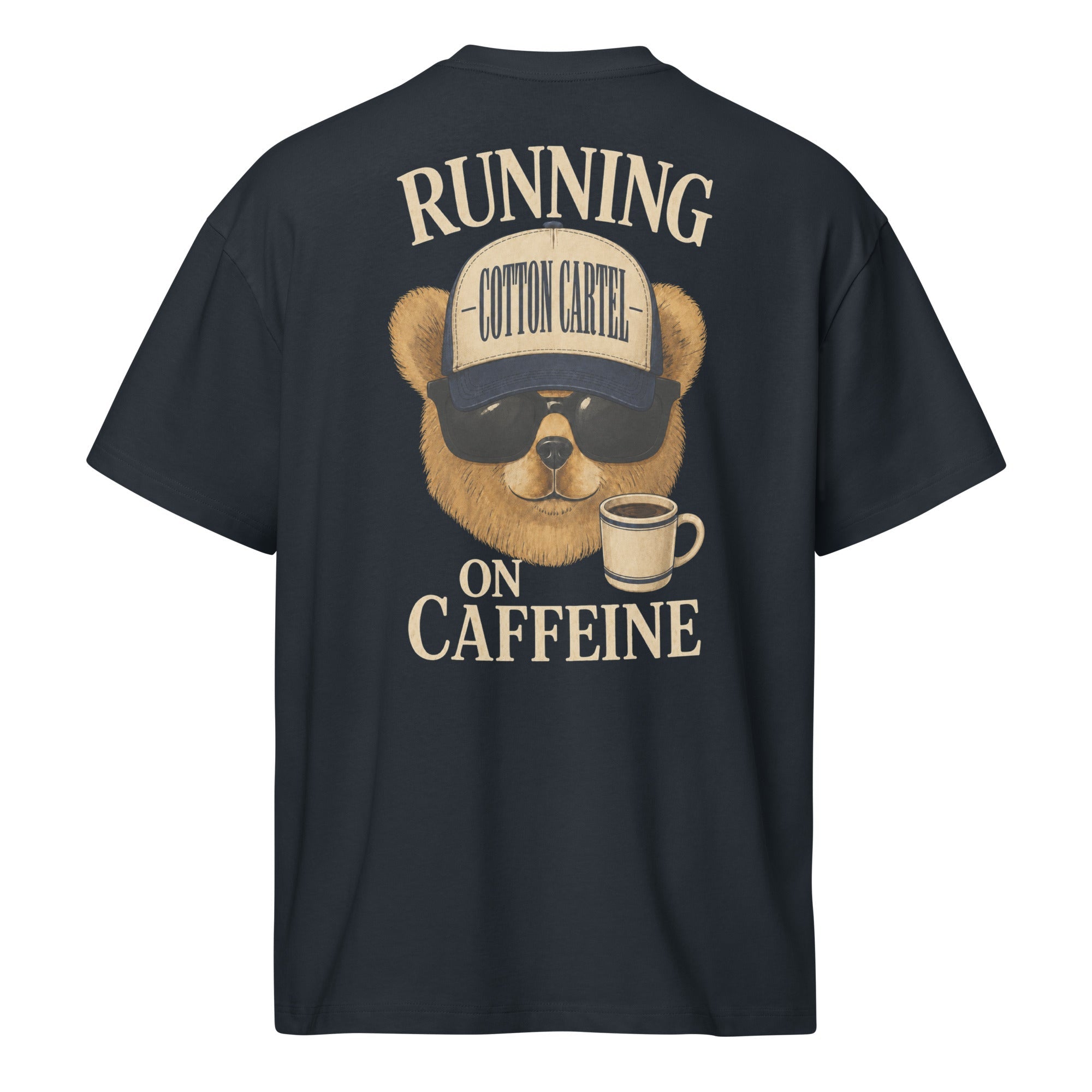 Running on Caffeine Oversized Box Tee - cotton cartel