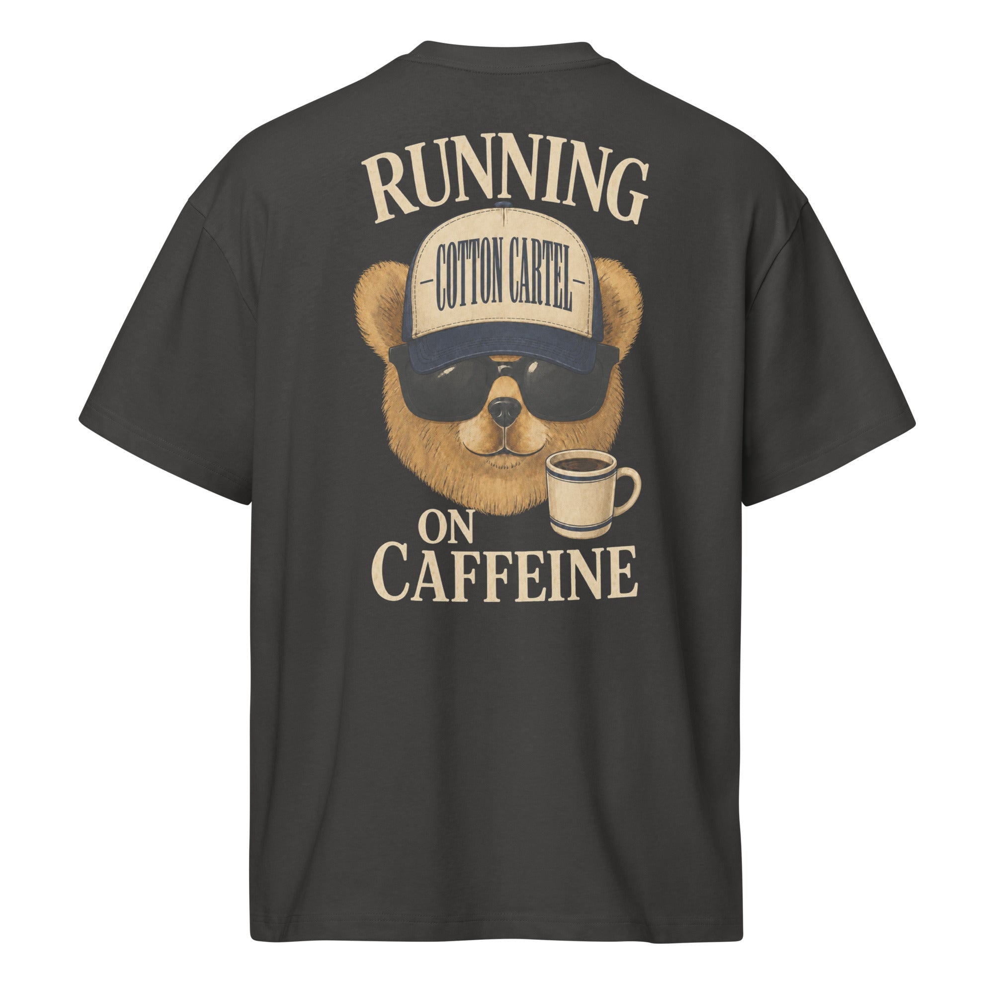 Running on Caffeine Oversized Box Tee - cotton cartel