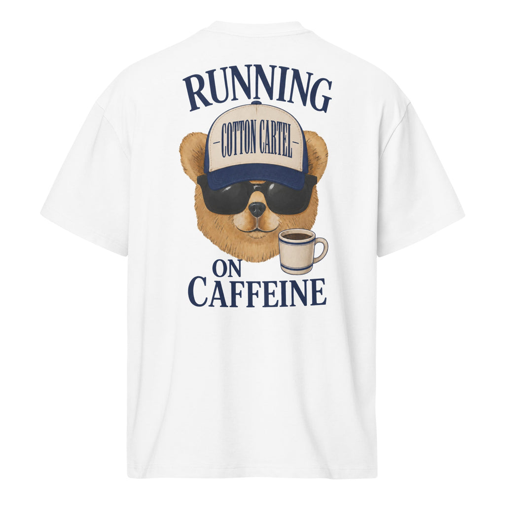 Running on Caffeine Oversized Box Tee - cotton cartel