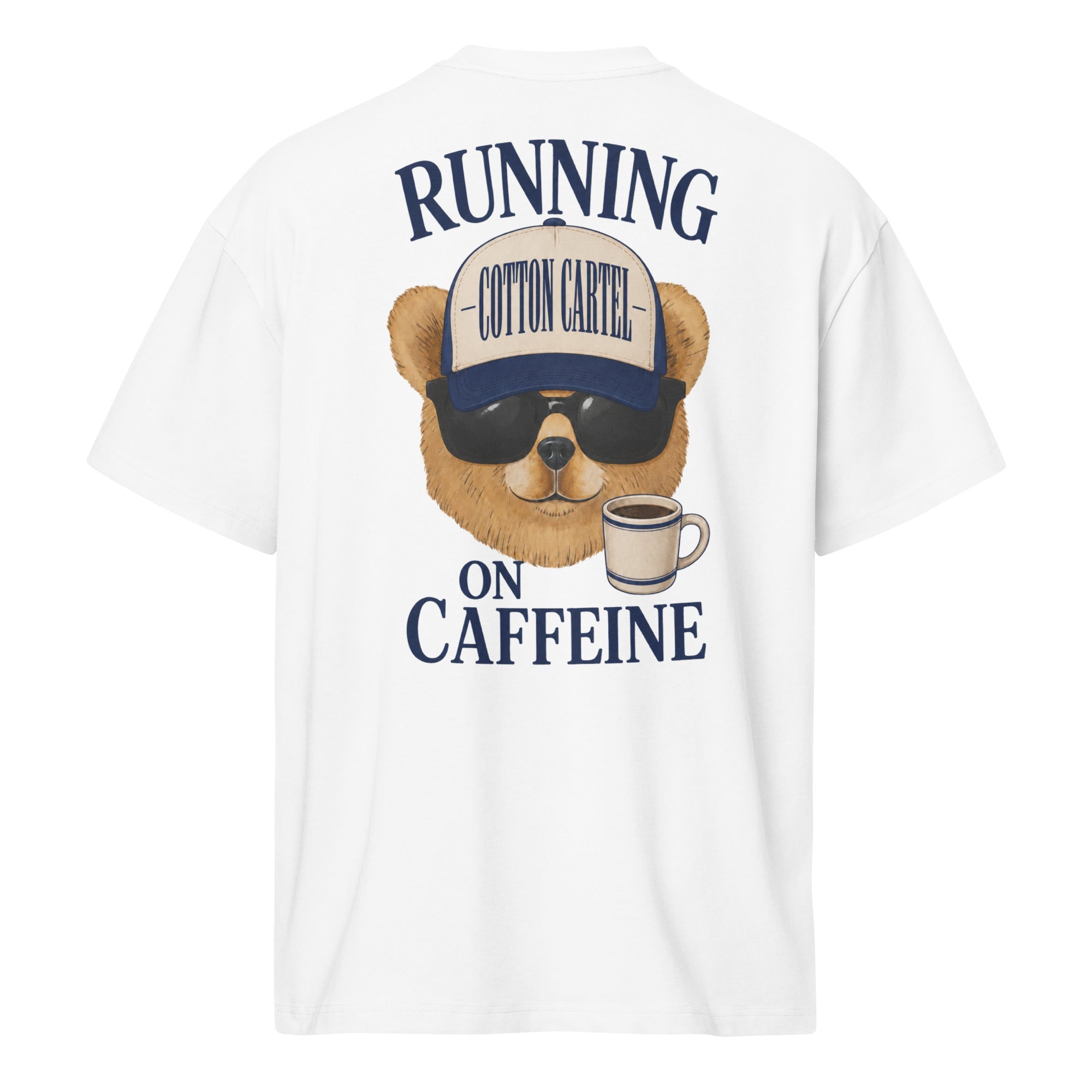 Running on Caffeine Oversized Box Tee - cotton cartel