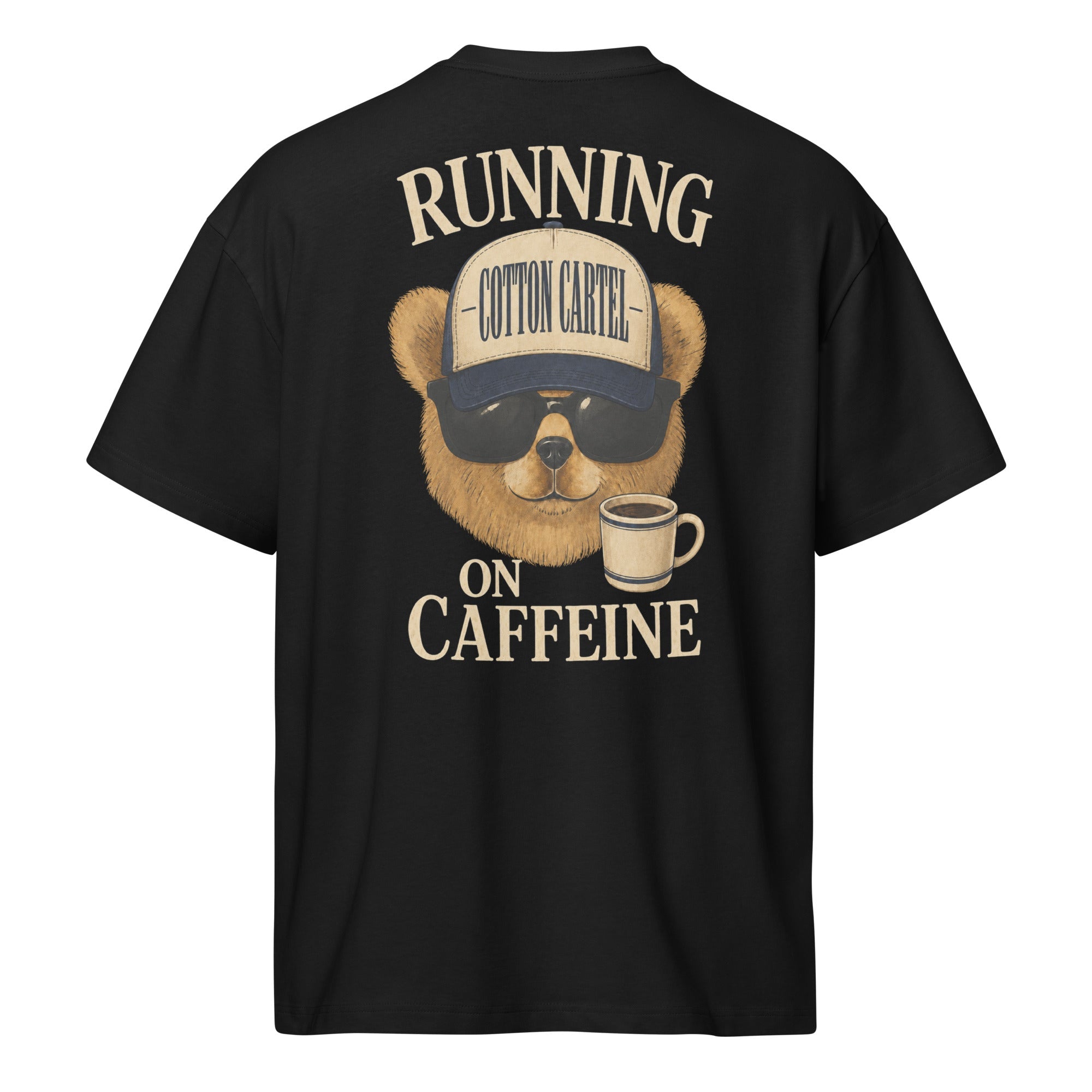Running on Caffeine Oversized Box Tee - cotton cartel