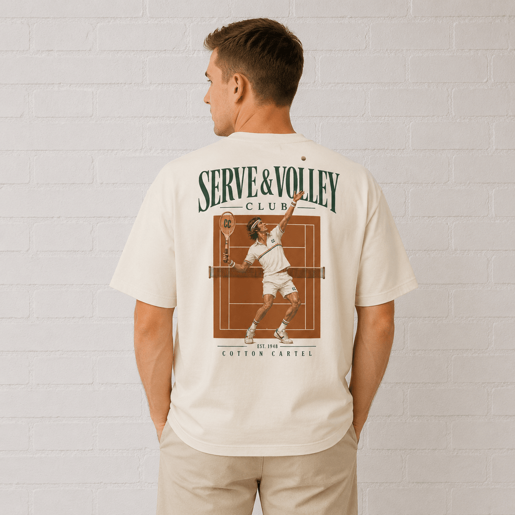 Serve & Volley Oversized Box Tee - cotton cartel
